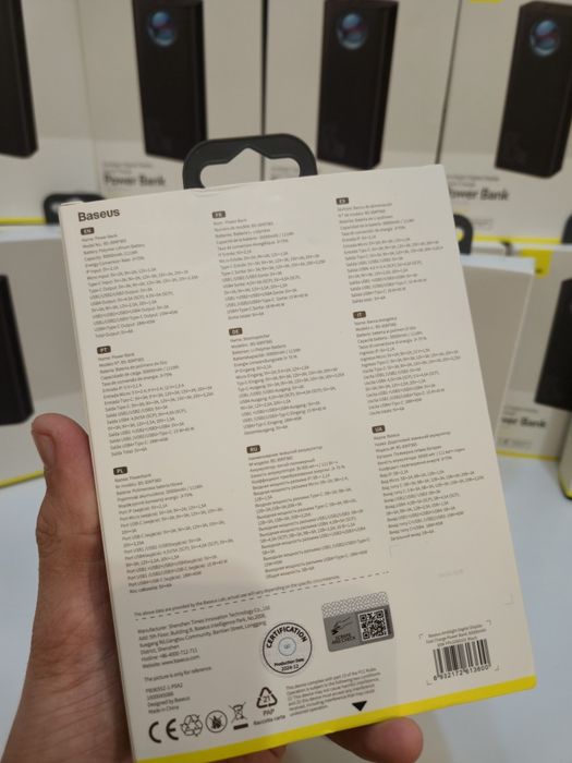 Павербанк Baseus Amblight 30000mAh black 65W (PPLG-A02)