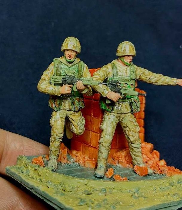 Мини-диорама "British Desert rats"