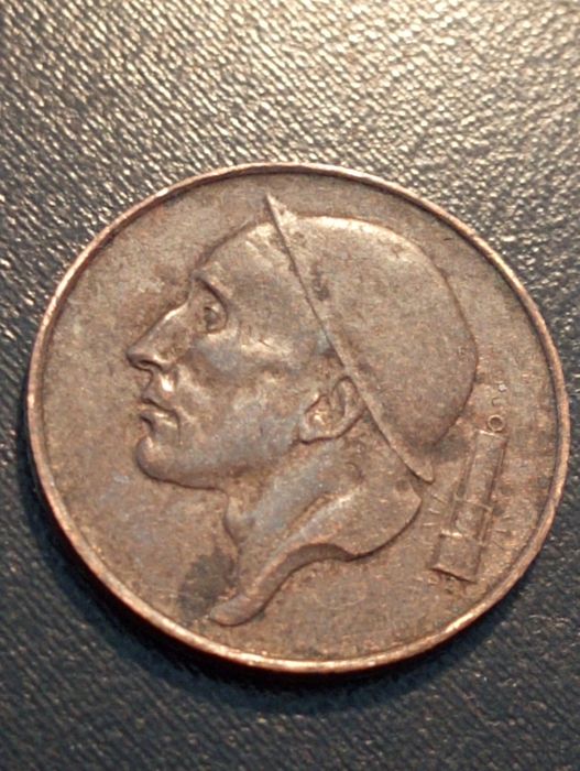 50 centimes belga "BELGIË"	Belgica	1952	 - Bronze - Bela