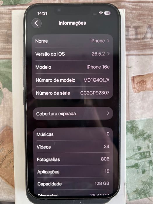 Iphone 16e como novo