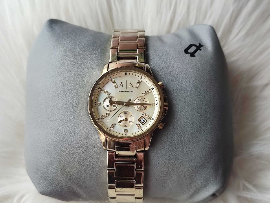 Relógio Armani Exchange AX Dourado – Original