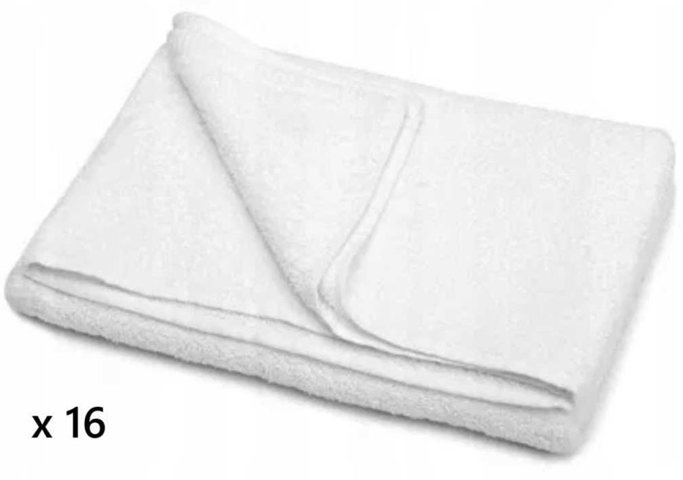 Ręcznik Kąpielowy 70X140 Biały Hotelowy Bawełna 100% Gruby  20szt