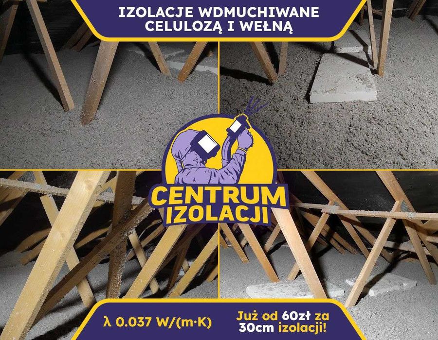 Ocieplanie PIANĄ PUR | Ocieplenie dachu PIANĄ PUR | Ocieplenie poddasza PIANKĄ PUR | Izolacja Poddasza PIANKĄ PUR | PIANA PUR | CELULOZA | PROMOCJA |