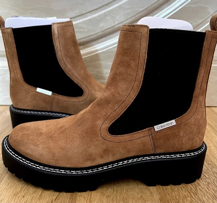 Жіночі шкіряні ботинки челсі Calvin Klein ОРИГІНАЛ