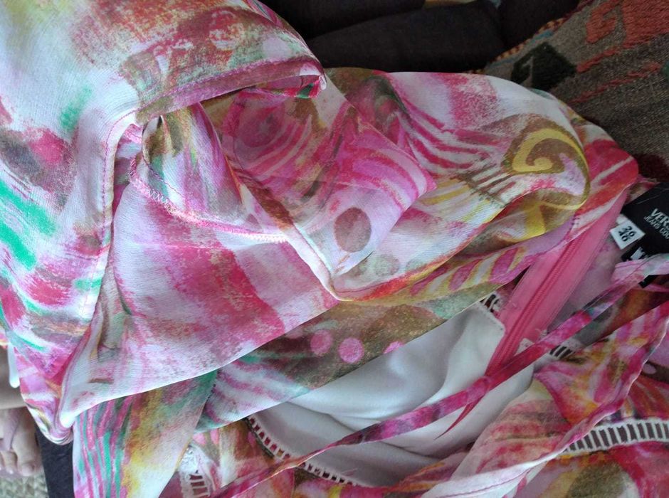 Alta costura - Versace vestido sêda linha sereia