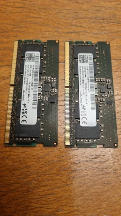 Pamięć RAM DDR5 sodimm 2x8GB laptop nowa