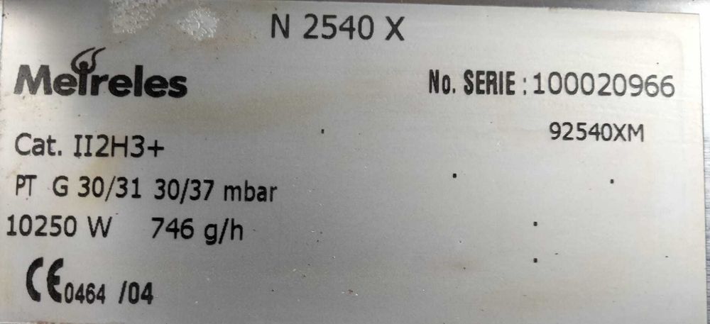 Fogão Meireles a gás - 4 bocas e forno