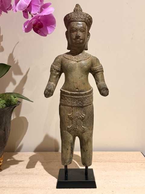 Estátua em Bronze estilo Império Khmer - Vishnu (1)