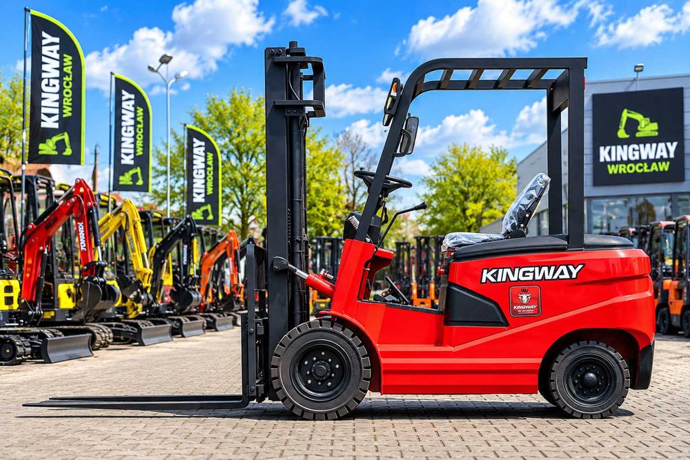 NOWY Wózek widlak ELEKTRYCZNY CPD20 2000kg Rok 2026 Wolny skok PRZESUW BOCZNY