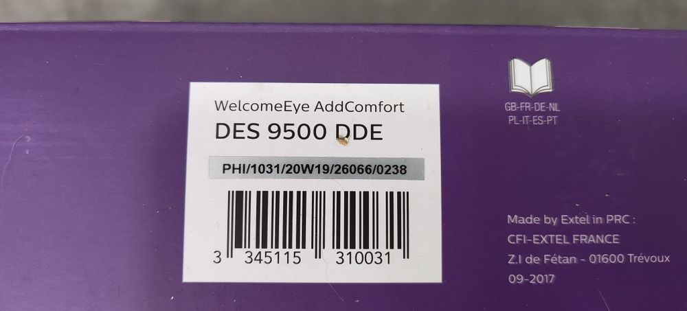 Monitor auxiliar Philips Welcome Eye