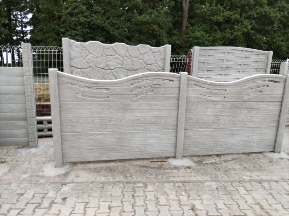 Ogrodzenie beton przęsła ogrodzeniowe płoty