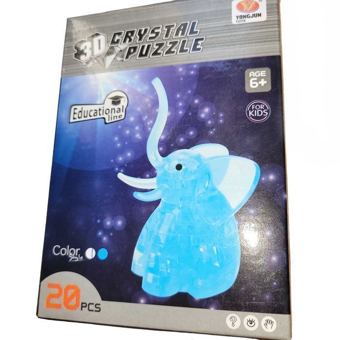 Nowa gra crystal puzzle klocki słonik #350
