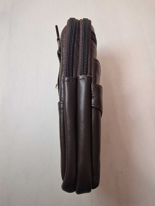 Skórzana torebka męska z grawerem. Prezent Na Każdą Okazję