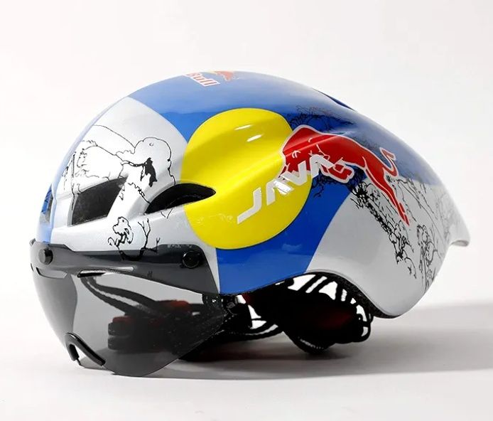 Kask rowerowy z 3 osłonami
