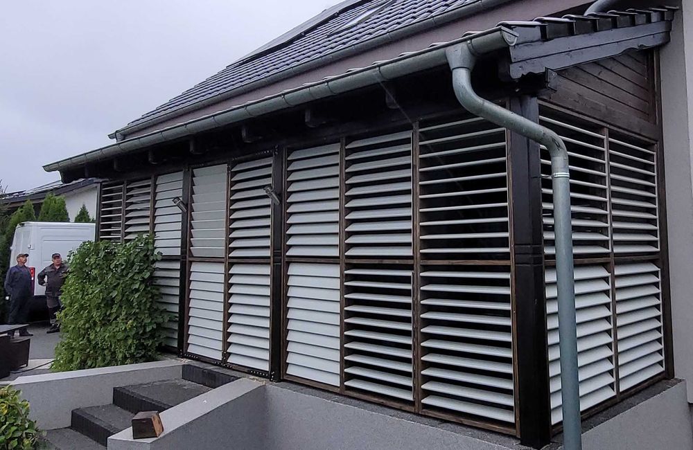 Żaluzje drewniane MALOWANE na wymiar, shutters , ruchome deski rolety