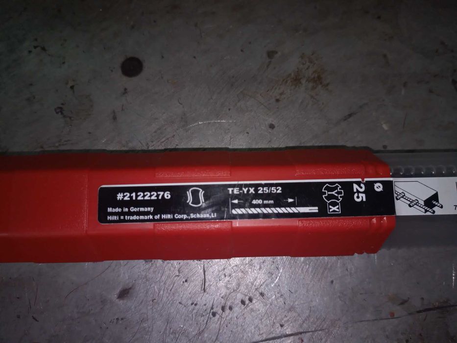 Wiertło Udarowe NOWE 25x520/400 HILTI TE-YX SDS-MAX Oryginał HILTI SDS