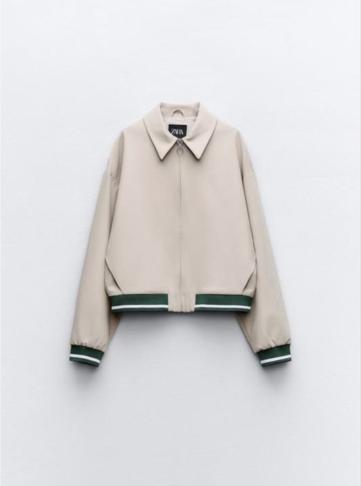 Стильна куртка-бомбер zara