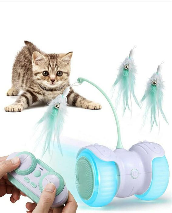 Розумна робот-іграшка для котів Pidsen Cat Toy на пульті управлінні