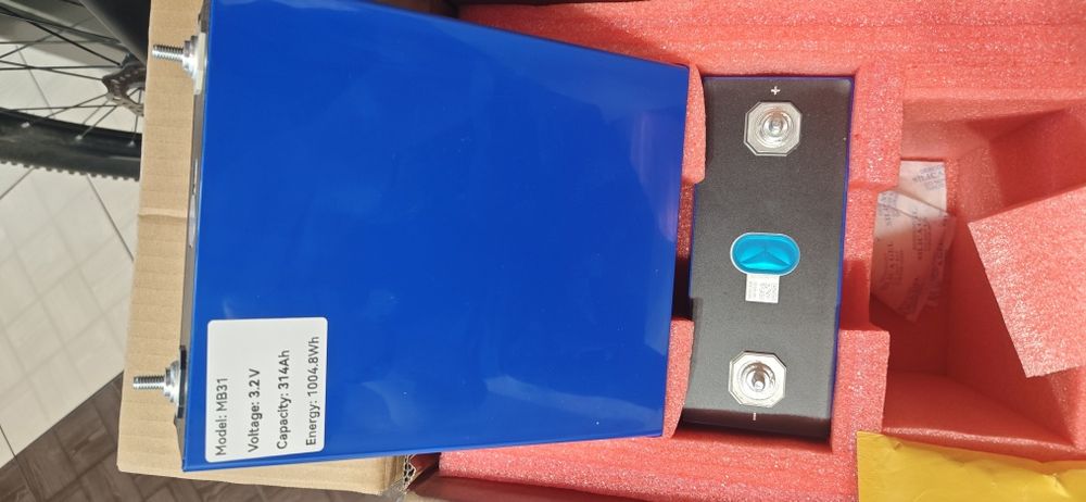 Комплект Lifepo4 батарей, EVE MB31 314Ah
