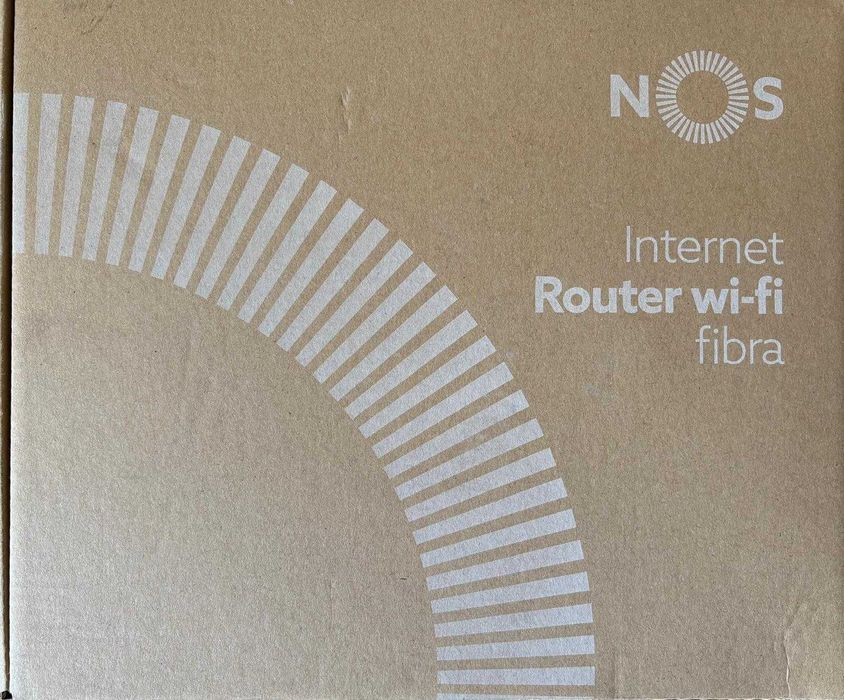 Router wi-fi fibra NOS novo
