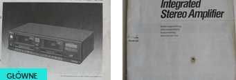 Instrukcje obsługi Technics lub Sony rtv