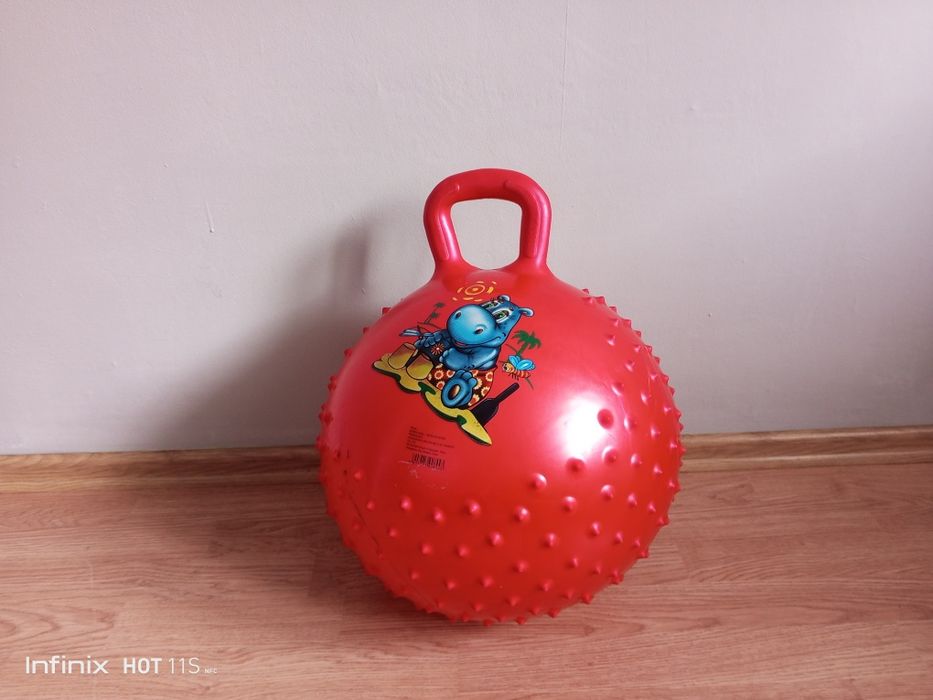 Piłka skoczek dla dziecka rehabilitacyjna