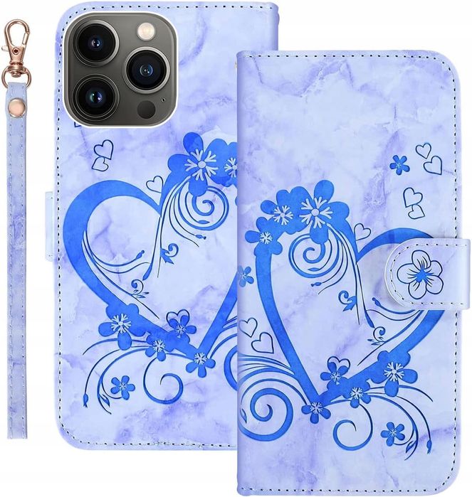 Etui Z Klapką Ailisi Do Apple 12 Pro Max Niebieski