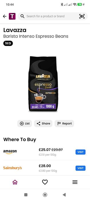 Lavazza з Англії