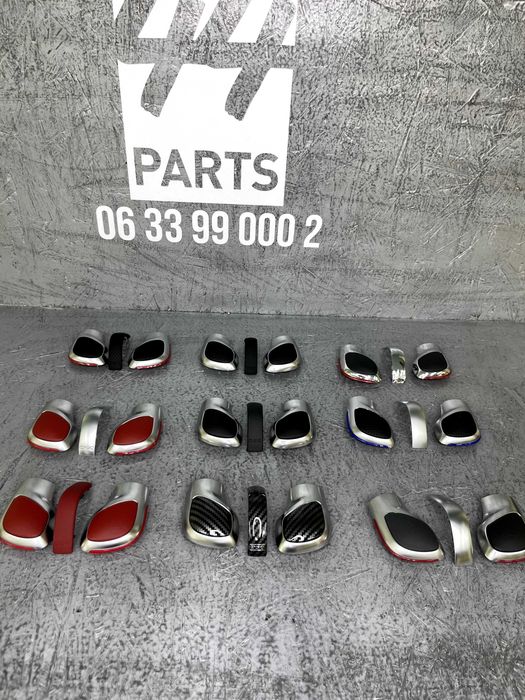 Накладки на селектор DSG Aisin Volkswagen CARBON STEEL PERFO
