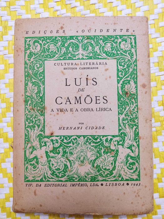 Luís de Camões – Life and Lyric Works – Hernani Cidade