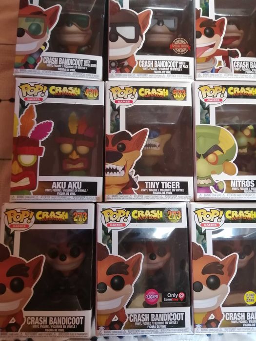 Funko Pop Crash Bandicoot Collection64365274278529123