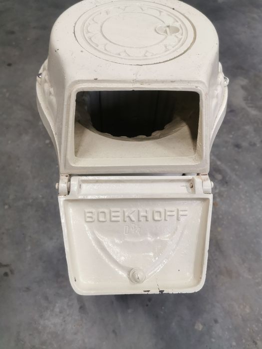 PIĘKNY STARY PIEC wolnostojący koza szamot kominek Boekhoff