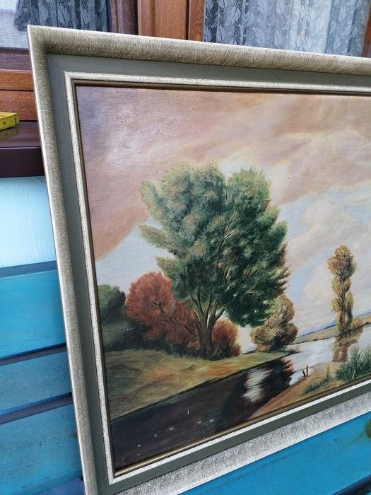 Obraz pejzaż nad wodą