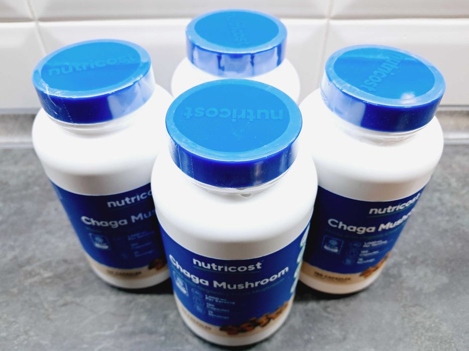 Nutricost, Chaga Mushroom 500 мг (150 капс.), гриб чага