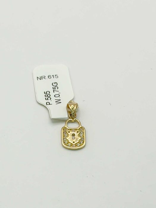 Piękna Nowa Złota Zawieszka P.585 W. 0,75G Nr.615 Rodła