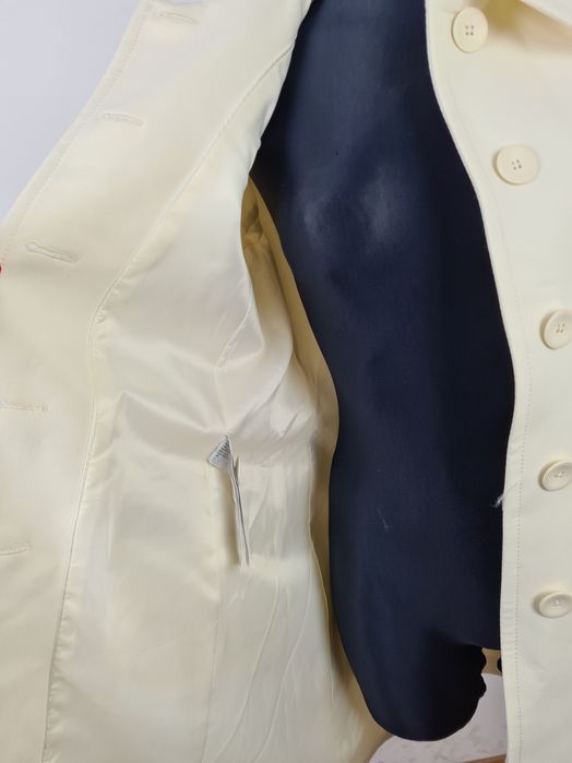 Płaszcz przejściowy Persa damski ecru rozmiar M