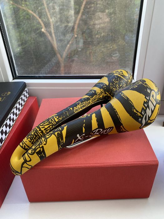 спортивне Сідло Selle SMP X-Ray жовте на гірський мтб велосипед