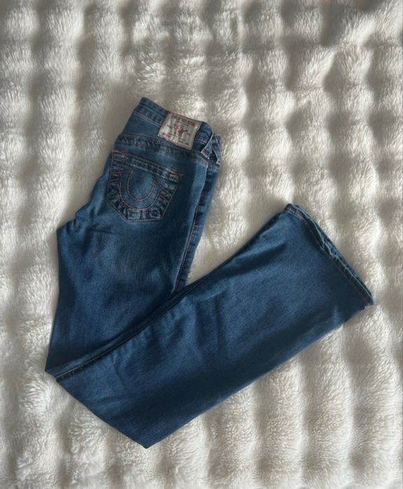 True Religion w25 Becca mid rise bootcut jeansy