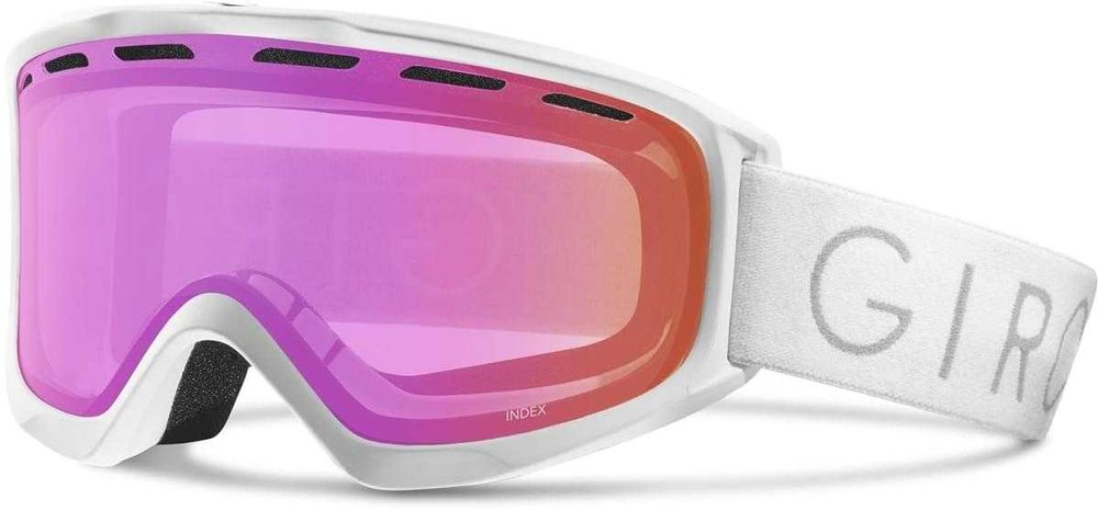 GOGLE Narciarskie Snowboardowe GIRO MOXIE Women White Core Light!