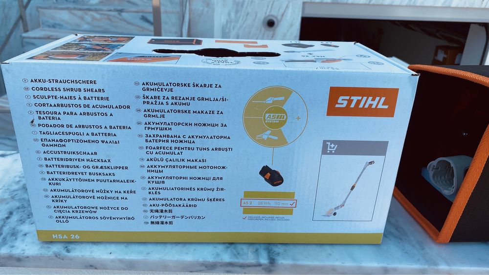 Tesoura para arbustos stihl