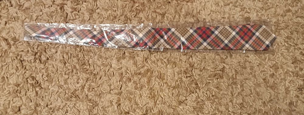 Krawat w kratę Flying Scotsman NOWY