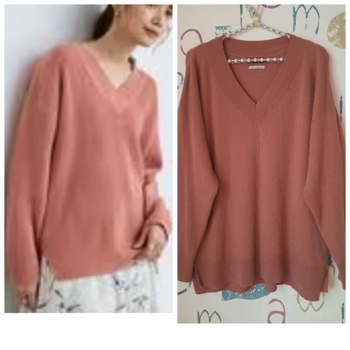 Кашемировый свитер оверсайз F&F 100% кашемир