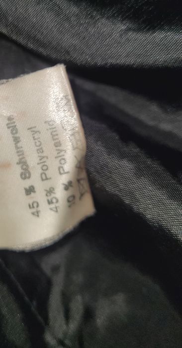Płaszcz przejściowy/marynarka krata r.42  fuksja/niebieski/czarny