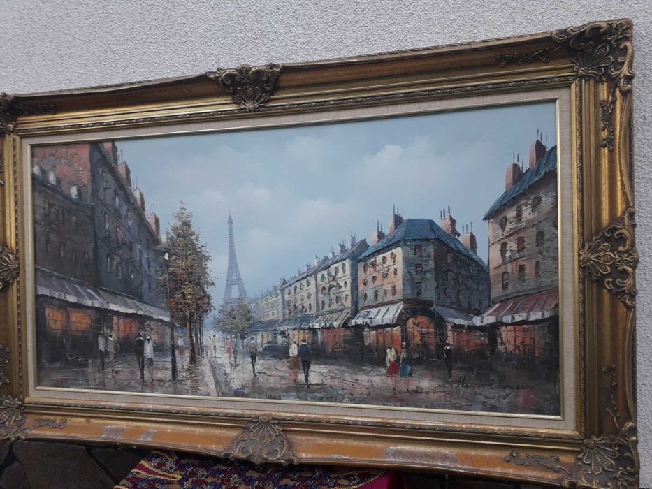 Картина "П А Р И Ж".Холст,масло.