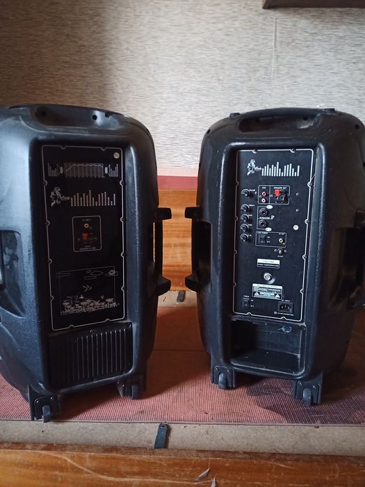 2 Портативные  колонки- комбик EuroMax ROCK MUSIC PRO +: 15 ДЮЙМОВ ДИН