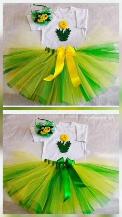 Костюм Кульбаби, Волошки, Ромашки, Проліска, Підсніжника