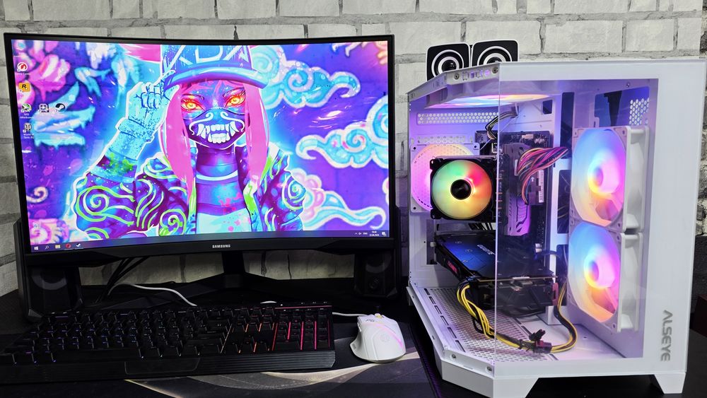 Ryzen 5500 Мощный Игровой Pc stakker2 dota2 cs2 gtaV wot rust pubg