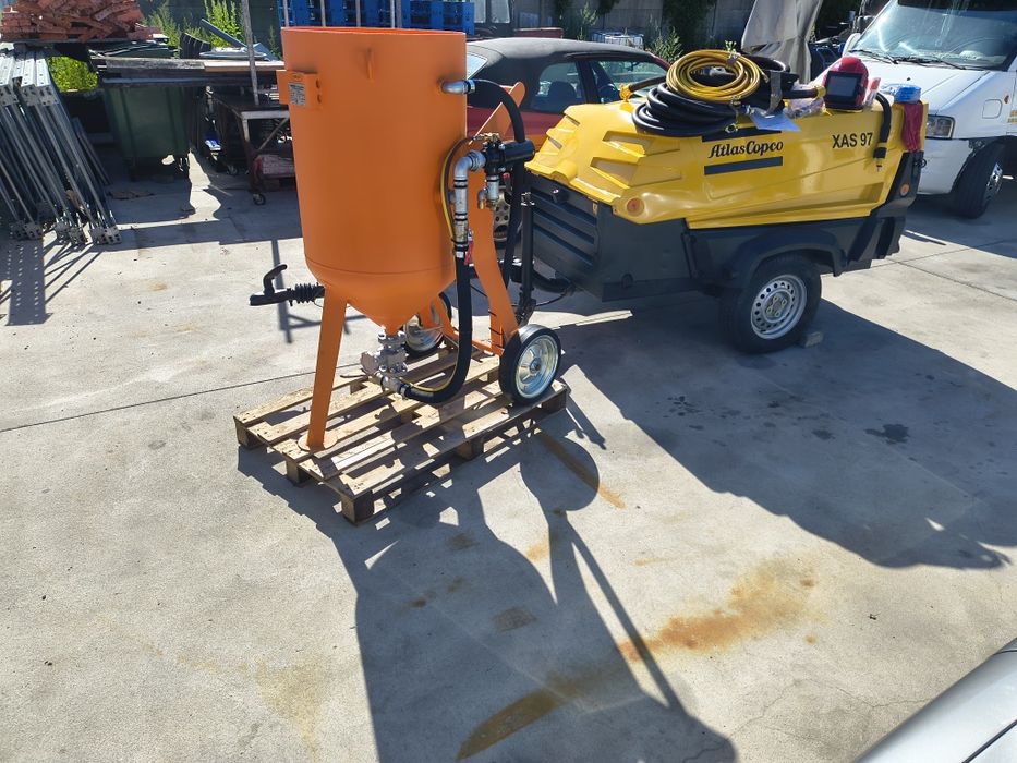 Atlas copco xas 97+piaskarka nowa dostawa gratis