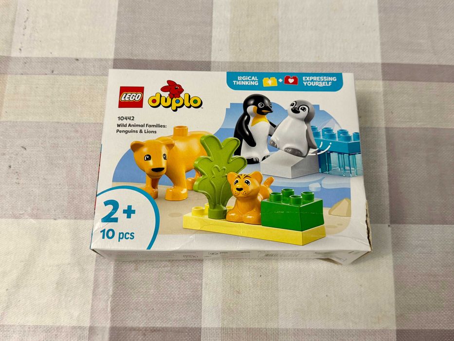 LEGO DUPLO 10442 Pinguins e Leões — caixa danificada