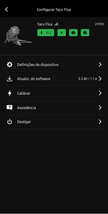 Rolo de treino Tacx Flux Smart T2900